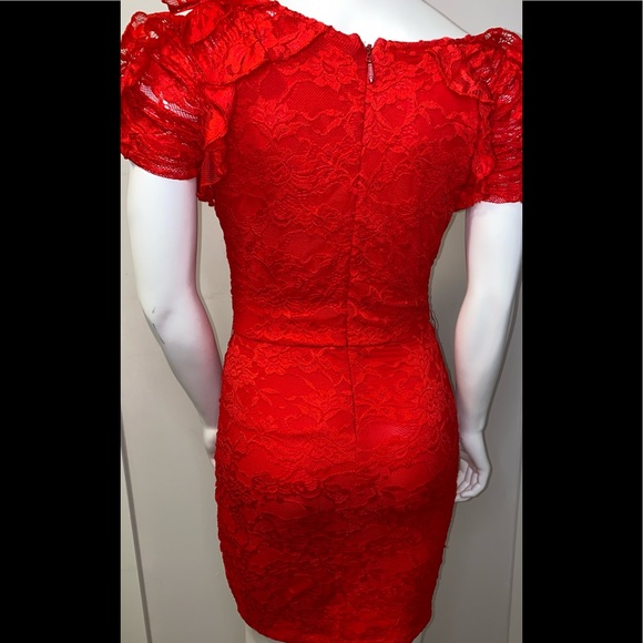 NWOT Red XS Bebe dress - Picture 3 of 3